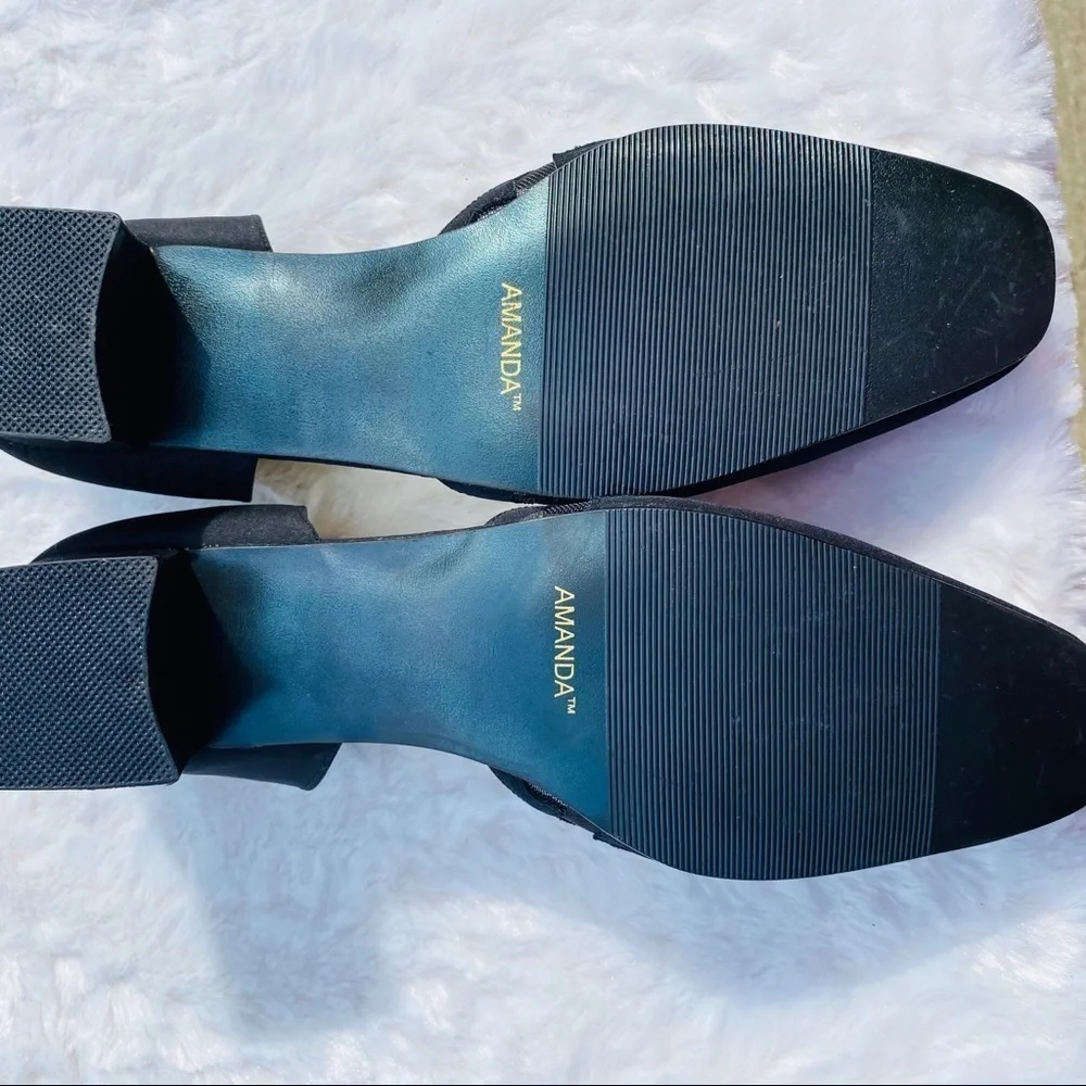 New Amanda Black Shoe Size 7 1/2 W
